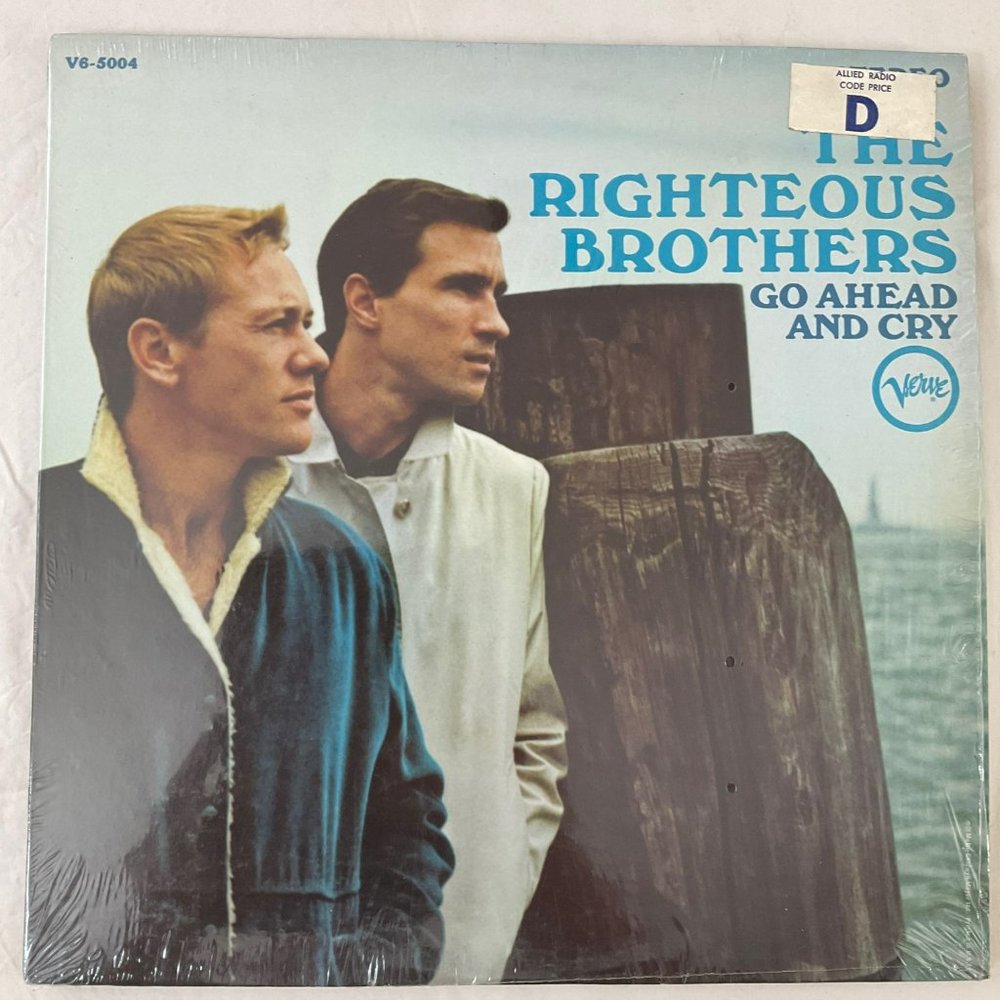 The Rightous Brothers: Go Ahead and Cry Vintage Vinyl Record